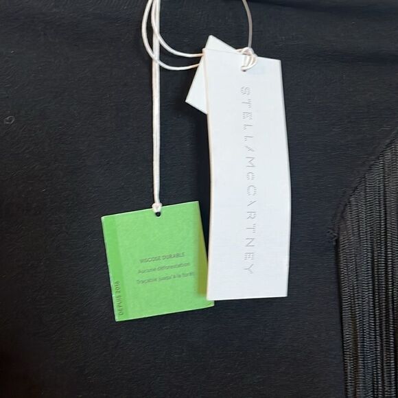 Stella McCartney asymmetric fringed knitted dress Small NWT $1279 - Picture 2 of 10